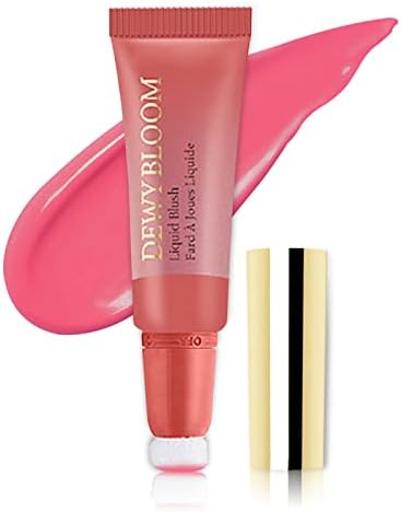 Paminify Blush Beauty Wand,Matte Face Blush Contour Wand with Cushion Applicator,Smooth Creamy Dewy Liquid Blush Wand,Blendable Blush Rouge Stick for Cheek,Cruelty-free,103 Rosa,Cool Pink