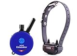 E-Collar Technologies ET-300 Series 1/2 Mile Remote Dog Training System + Free Colored Transmitter Skins Bundle (Blue)