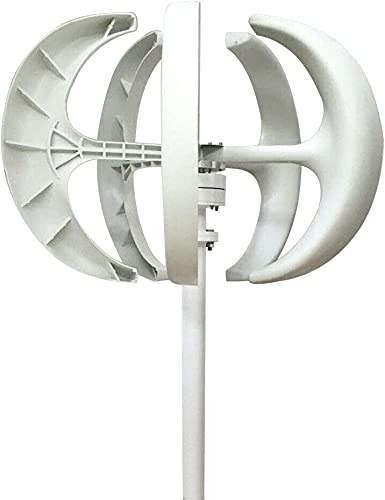 Turbine éolienne 8000W 12V 24V à axe vertical avec 5 pales