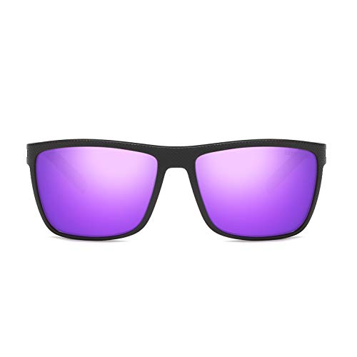 Image of ZENOTTIC Polarized Sunglasses for Men Lightweight TR90 Frame UV400 Protection Square Sun Glasses