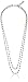 Lucky Brand "Indigo Trail" Double Layer Two-Tone Strand Necklace, 30.5"