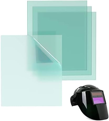 4.5" X 5.25" Welding Helmet Cover Lens,10 Pcs Outside Replacement Clear Lens Covers for Solar Auto Darkening Welding Helmet.