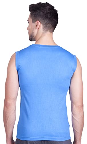 Image of Lux Cozi Men's Cotton Modern Fit Vest (Pack of 3) (Color & Prints May Vary)