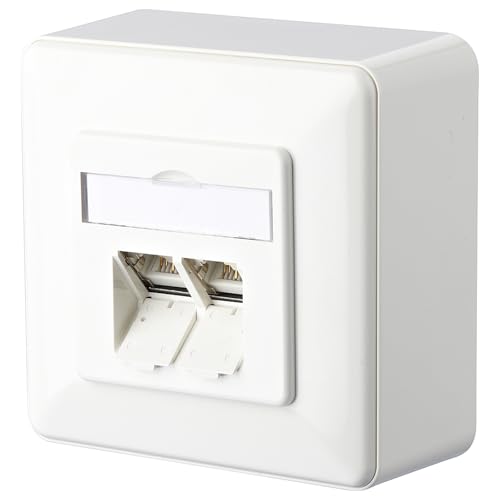 METZ CONNECT E-DAT C6A 2 Port UP reinweiß