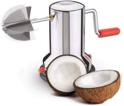 Diwali Dhanteras Coconut Scraper Stainless Steel Coconut Scrapper Grater Cutter Slicer Peeler Knife with Vacuum Base. Coconut Scraper Coconut Scraper Hand held Manual Home Coconut Scraper (1)