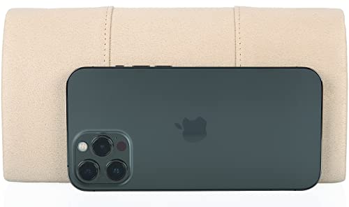 Dexmay Women Faux Suede Envelope Clutch Purse Evening Velvet Handbag Foldover Shoulder Crossbody Bag Nude #TOP3