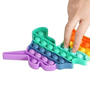 Image of naughty baby Shape Pop It Fidget Toys, Push Pop Bubble Fidget Sensory Toy (Dinosaur)