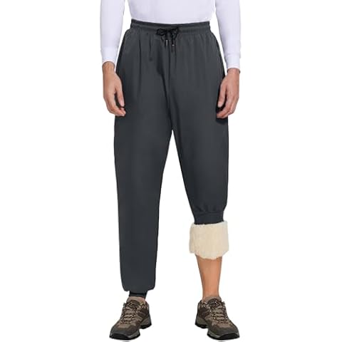 CheChury Men's Thermal Jogger Trousers Cover