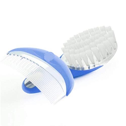 Image of Grooming Comb & Brush Set for Babies /Infants /Toddlers /Newborns-Blue