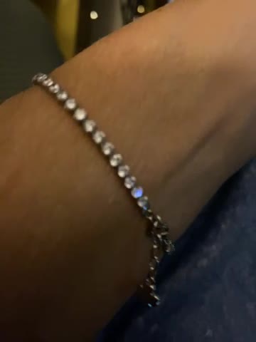 Brosway Bracciale Tennis Donna In Acciaio Con Cubic Zirconia – Quadrifoglio Portafortuna, Collezione Desideri BEI060