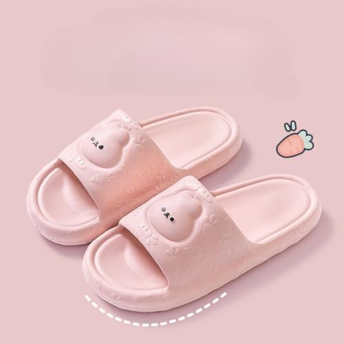 Bunny Slippers Bathroom Slippers Cartoon Ladies Summer Indoor Home Soft Sole Non-slip Thick Eva Slippers Can Be Worn Outside2