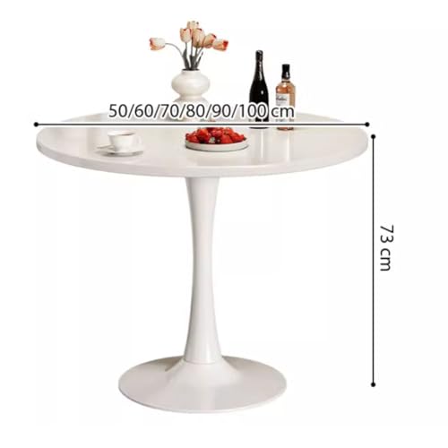 Table de salle à manger ronde tulipe pour optimiser l'espace de votre studio