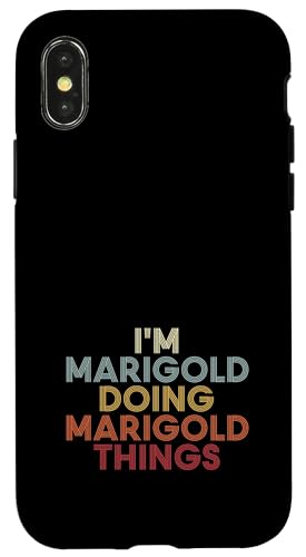 Marigold Name Marigold Personalized Name First Given �X�}�z�P�[�X iPhone X/XS �p