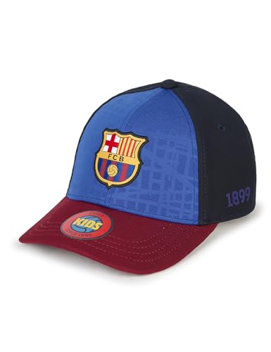 FC Barcelona - Casquette Officiel Stadium Junior Barça, Unisexe Enfants, Taille Unique