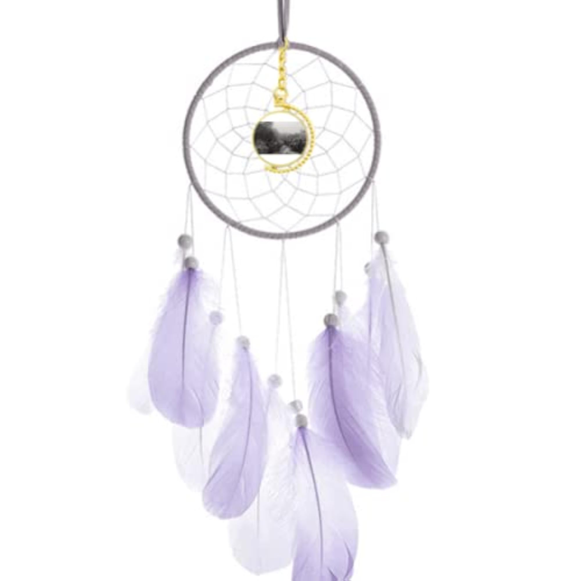 Dream Catcher Wall Hanging with Feather Decor