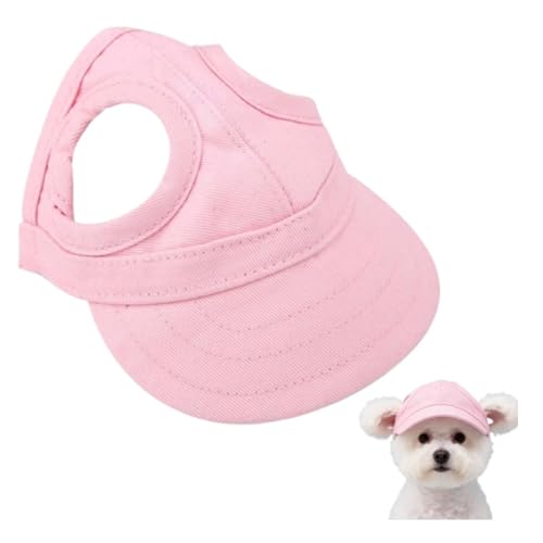 Dog Sun Hat, Dog Baseball Cap Dog Cat Hat with Ear Holes Dog Hat Set Hat Outdoor Sport Sun Protection Trucker Pet Og Puppy Visor Visor Outfit
