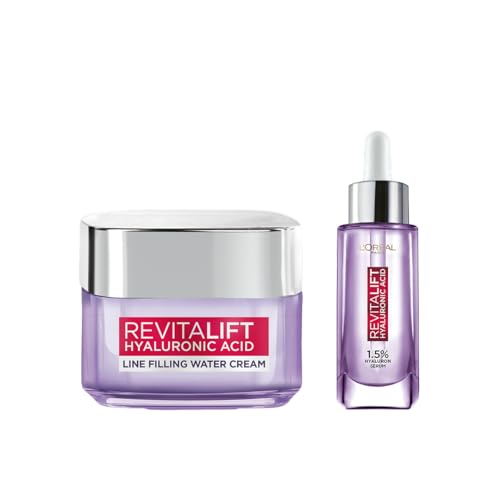 L'Oreal Paris Revitalift Hyaluronic Barrier Boosting Duo (Cream 50ml + Serum 15ml)