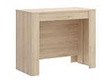 LIQUIDATODO ® - Mesa consola extensible moderna y barata de 51 cm a 239 cm en color natural