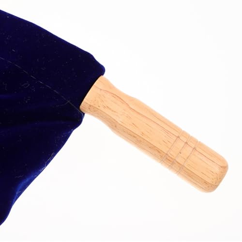 Bolsa de ofrendas con cruz bordada y tela de madera de gran capacidad para comunión 4