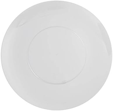 Trendables™ 40 - Pack Combo Premium Trend Glass look Disposable Clear Plastic Plates , Food Grade Plastic Dinner Plates Includes: 20 x 10.25" Dinner Plates - 20 x 8" Salad/Dessert Plate