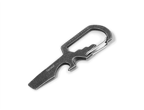 TROIKA Mini Tool 'TOOLY' - KTL02/GY - Werkzeug mit 7 Funktionen: Schlüsselanhänger, Flaschenöffner, Schraubendreher, Fadenschneider, Karabiner, Lineal, Schraubenschlüssel - das Original 1 TROIKA Mini Tool 'TOOLY' - KTL02/GY - Werkzeug mit 7 Funktionen: Schlüsselanhänger, Flaschenöffner, Schraubendreher, Fadenschneider, Karabiner, Lineal, Schraubenschlüssel - das Original