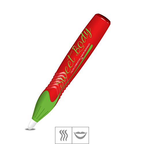 CANETA COMESTÍVEL SWEET BODY 25G - KIT COM 3 - MORANGO, CHOCOLATE E CHANTILLY