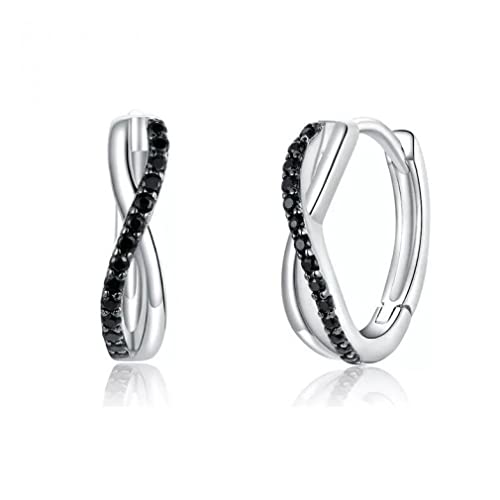 Bijoux de mariage originaux : offrir des cerceaux d'oreille noirs pour femme