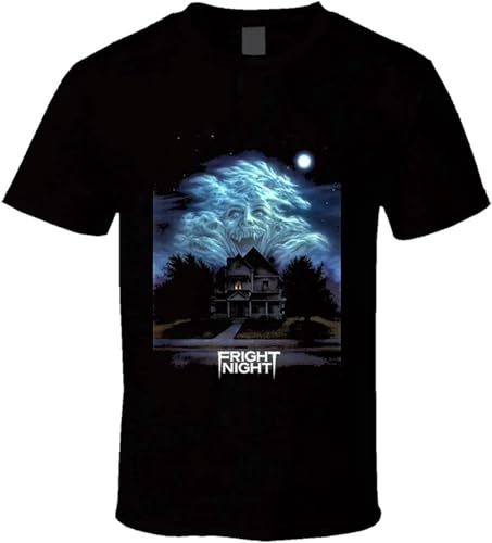 GDDGSK Fright Night Horror Cult Film Movie Poster T Shirt Black L