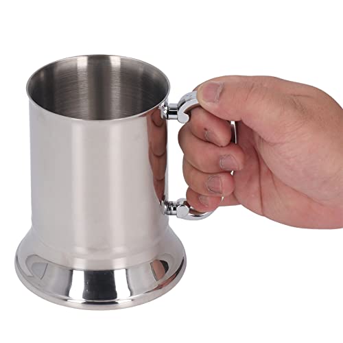 TOPINCN Stainless Steel Double Wall Metal Mug Beer Mug for Cocktail Beer Mixed Drinks Party Birthday Home Drinking Vessel Moscow Mule Mugs Cocktail Drinkware