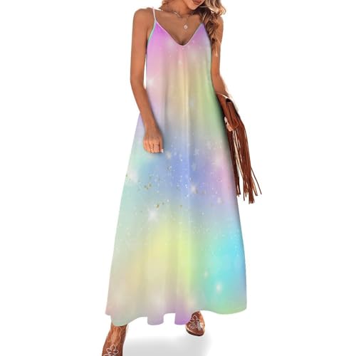 Robe longue arc-en-ciel légère pour sublimer vos vacances