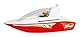 Lena BOAZZ Feuerwehrboot 36 cm, Spielzeugboot Indoor und Outdoor geeignet, für Kinder ab 2 Jahren, Kabine zum öffnen, Zwei Sitzplätze Plus Spielfigur, Rot