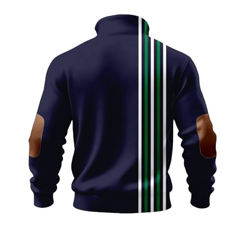 Pull col rond homme classique en maille confortable à manches longues - 4