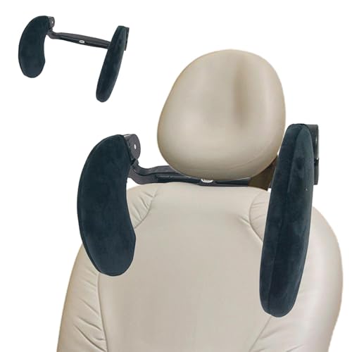 Reposacabezas de Coche Ajustable, Reposacabezas de Coche para Dormir de Viaje | Almohada para el cuello en forma de U para reposacabezas de coche | Almohada ajustable para el cuello con reposacabezas