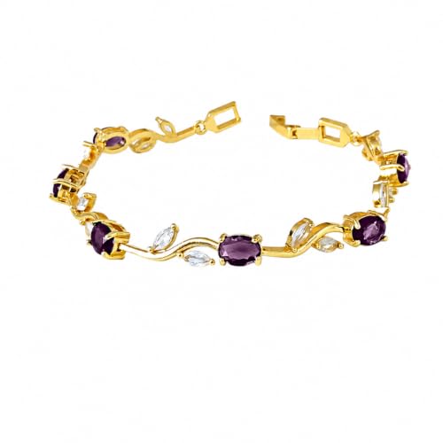 Image of Aurie Tulip Bracelet for Women & Girls | Anti Tarnish Stainless Steel Floral Bracelet |Party and Daily Wear Jewellery