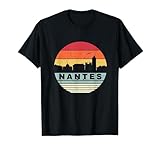 Silhouette Vintage de Nantes T-Shirt, Homme, Noir, L