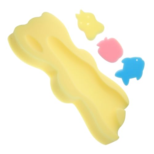 BESPORTBLE Newborn Bath Sponges Mat Soft Bath Support Cushion Lightweight Quick Drying Non Slip Bath Sponges for Shower Random Style