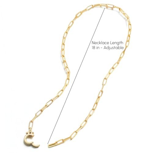 Mint & Lily Paperclip Chain Necklace for Women, Layering (Gold, 18") by Mint & Lily - Used condition - Image 4