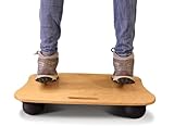 LifeSpan Fitness Aero standing balance board for standing desks, Anti-Fatigue, Health and Comfort 23x16x4.5 inch, Light Birch Wood