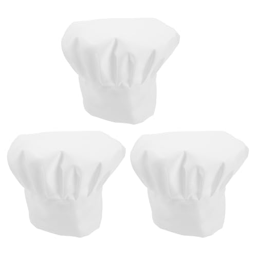 Toque de chef blanche et coiffe de cuisine restaurant ajustable