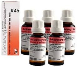5 x Dr.Reckeweg-Germany R46- Rheumatism of Fore-Arms And Hands ."Shipping by FedEx"
