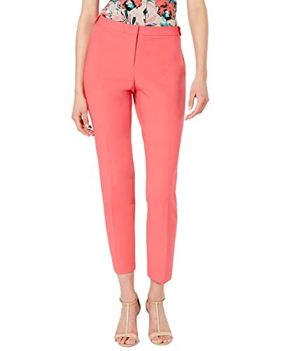 Calvin Klein Womens Skinny Highline Pants (12, Coral) - Main Image