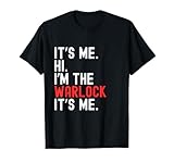 Photo Gallery costume di halloween pigro it s me hi i m the warlock maglietta Photo Gallery costume di halloween pigro it s me hi i m the warlock maglietta