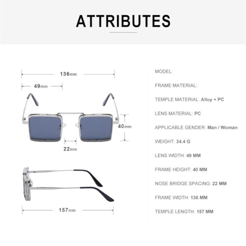 Lunettes de mode steampunk pour hommes pour stopper l'éblouissement avec style - 4