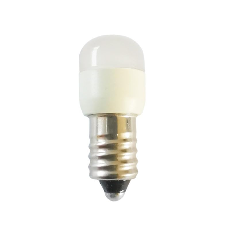 HHF Home Lighting, Lot de 50 Ampoules LED colorées ELD DC 3/6/12/24/36 V 0,5 W E10/E12, Lampe Torche à LED(Bianco,E12 24V)
