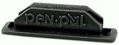 Pen Pal Pen/Pencil Holder, Rubber, Self-Adhesive, 5-Pack/All Same Color Plus Bonus Custom AdvanageOP Letter Opener (Black)