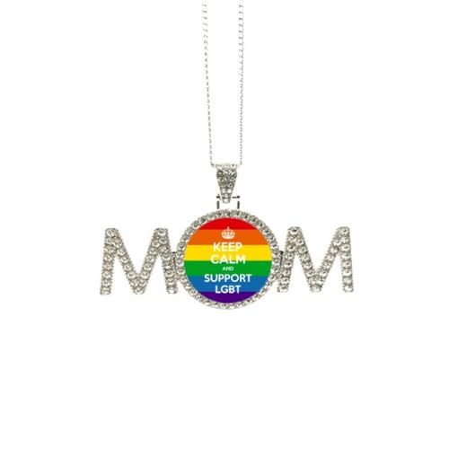 Collier arc-en-ciel transgenre LGBT : cadeau Fête des Mères pour maman
