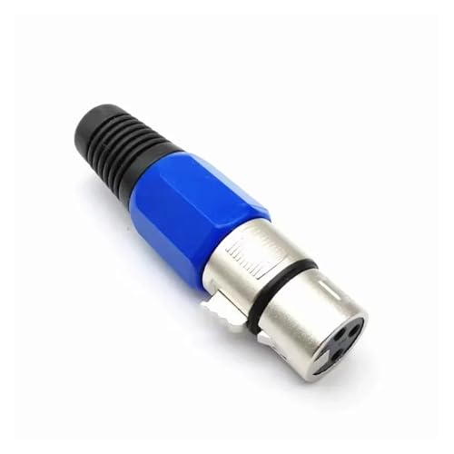 Conector de altavoz de 3 pines macho línea de cableado enchufe micrófono 5PCS 6