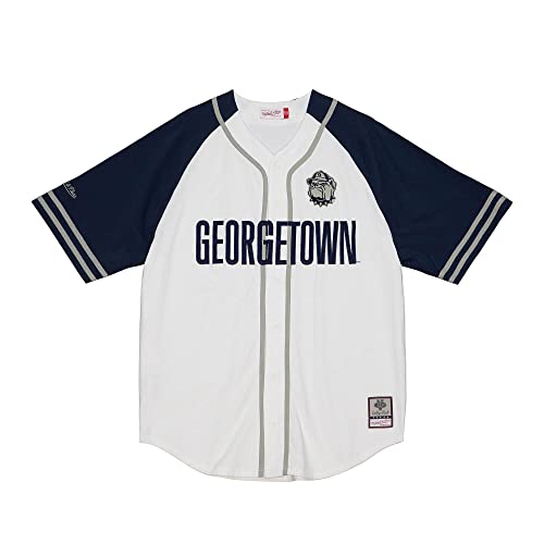 Mitchell & Ness Practice Day Jersey - Georgetown University - S White