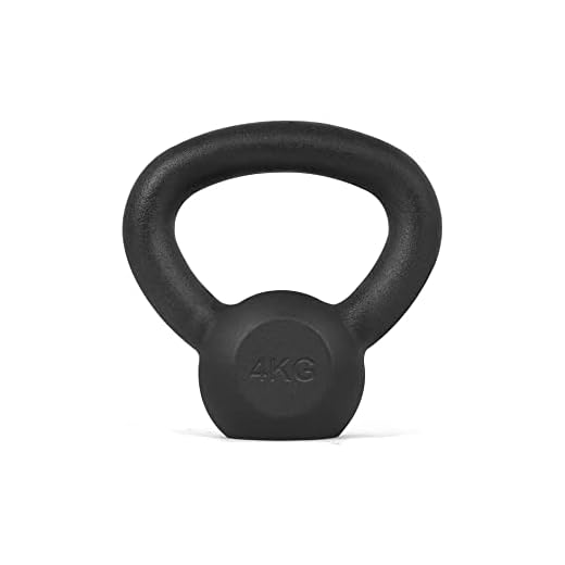 Athlyt - Pesa rusa de hierro fundido, Kettlebell, 4 kg