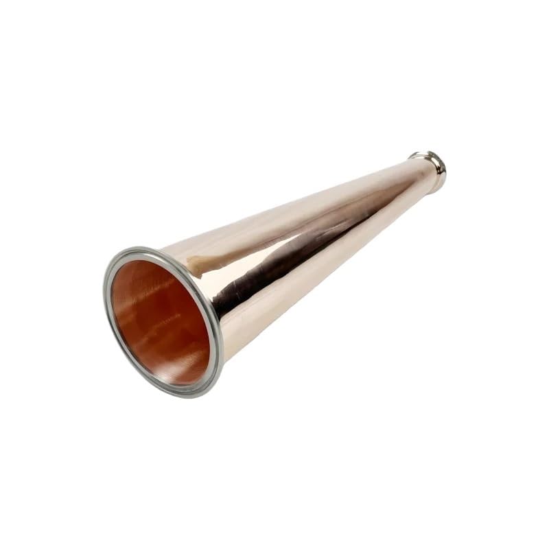 Miedziana rura szpulowa 4 "(102 mm) kołnierz OD119 mm długość 500 mm przemysłowy łącznik rurowy
